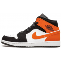 Кроссовки Nike Air Jordan 1 Retro Black/Orange/White